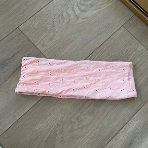 NWOT dippin daisys bikini top size XS light pink